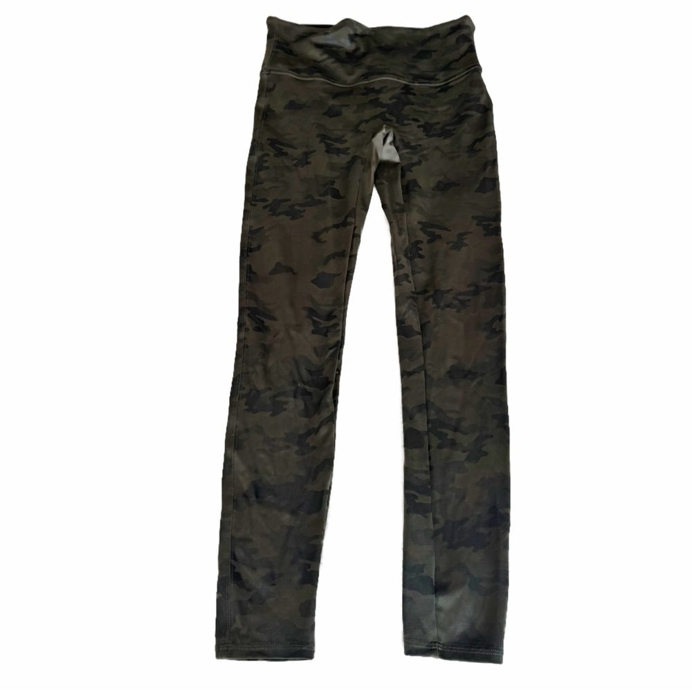 SPANX Green and Black Leggings